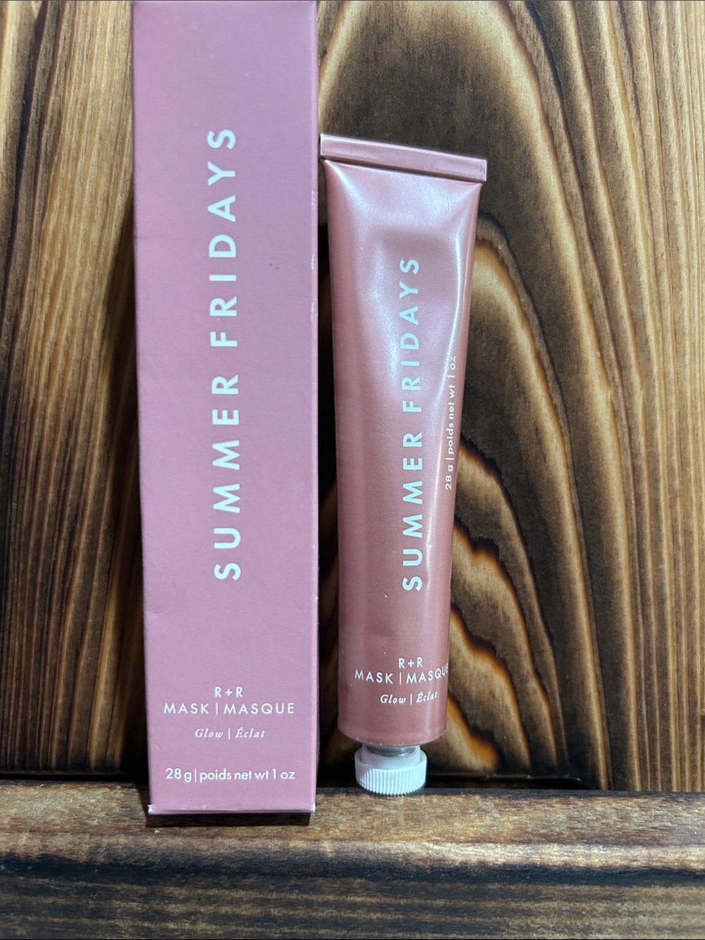 Summer Fridays R+R Mask - Mauve Pink Glow Treatment Tube